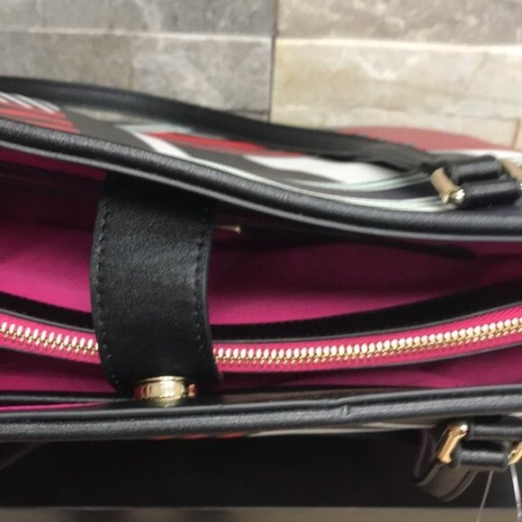 Trina Turk Geo Striped PVC Tote - Picture 7 of 16